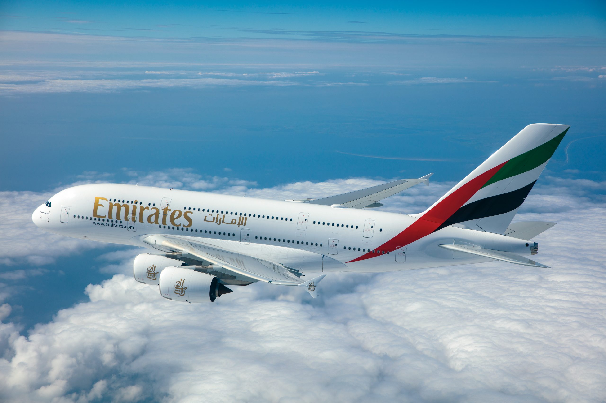 Avión A380 de Emirates