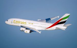 A380 de Emirates regresa a Bangkok